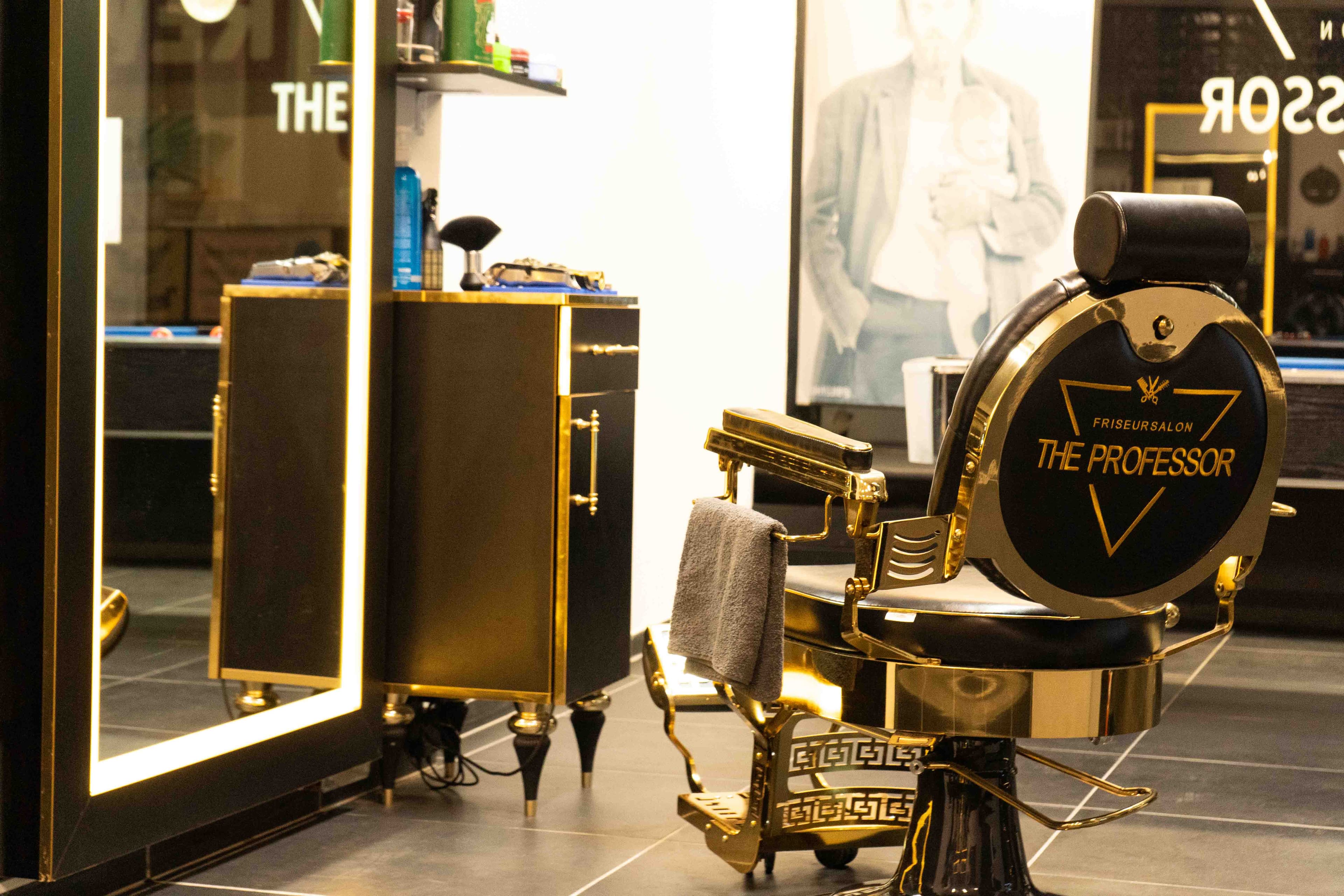 Barbershop-Atmosphäre bei The Professor