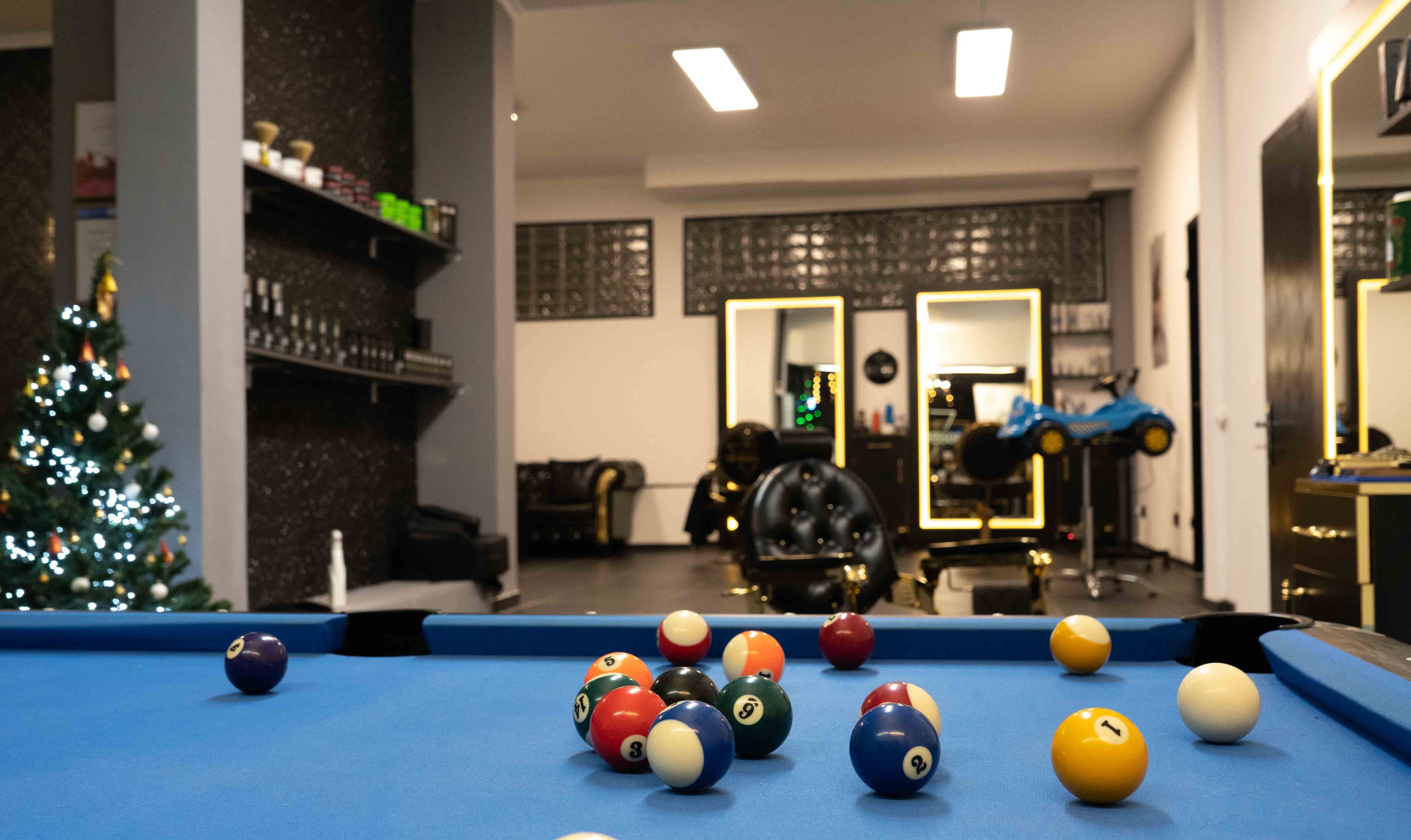 Styling-Finish im Salon